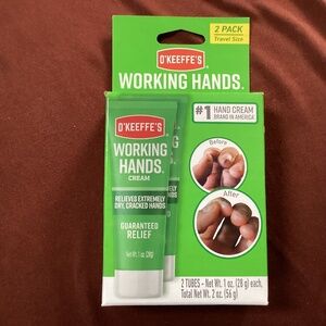 O’Keeffe’s Working Hands Cream 2 Pack Travel Size 28 g each NEW